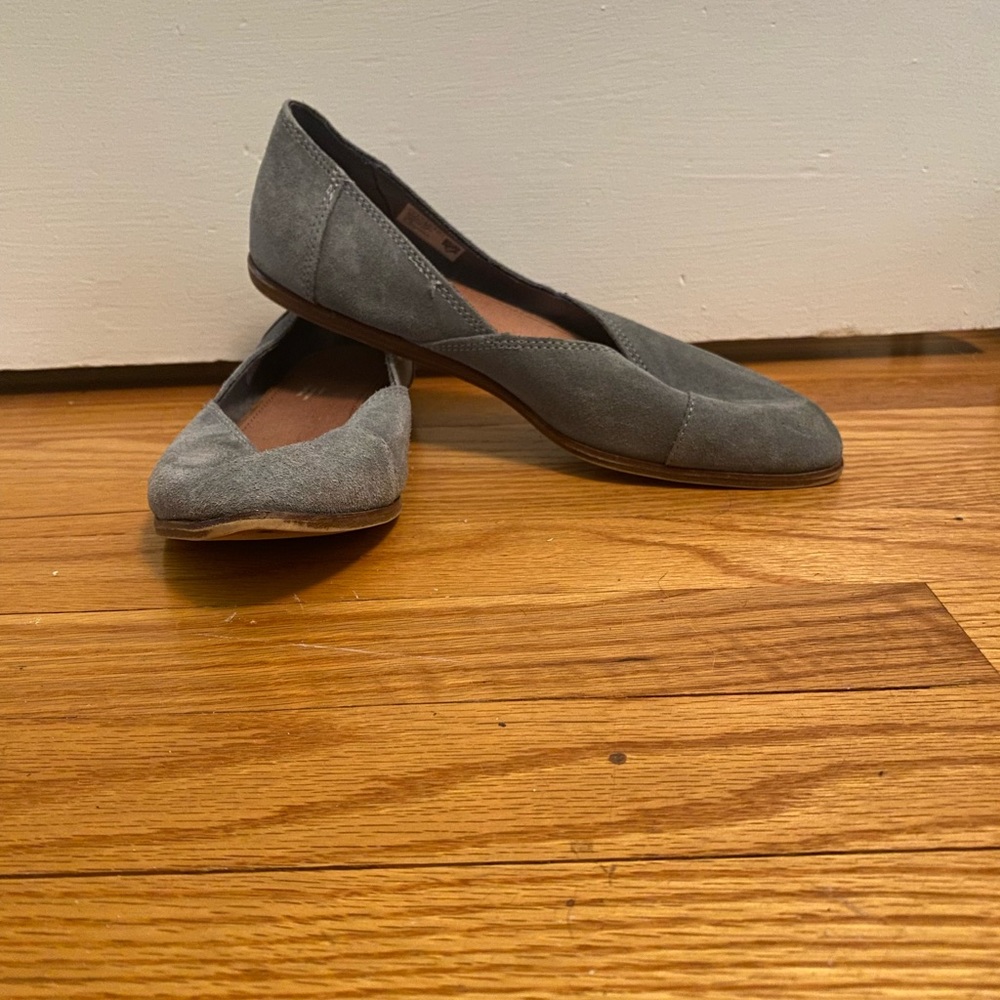Tom’s Jutti Flat Suede Gray